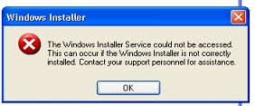 install cannot be accessed
